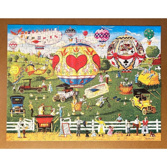 Flights of Fancy 300 EZ-Grip Pieces Masterpieces Jigsaw Puzzle Complete w/Poster - Picture 2 of 7